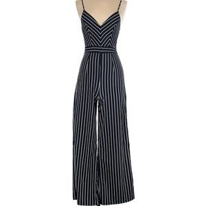 Forever 21 Striped Jumpsuit